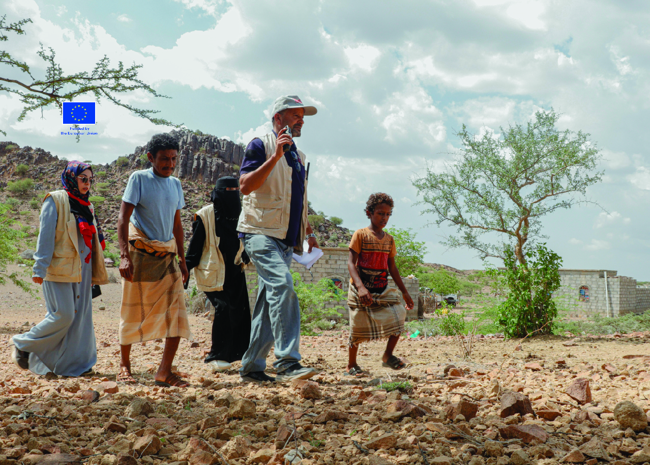 Accompanied by his father, Sakher led DRC’s HMA team through the terrain to the exact spot where he had found the EO. His guidance was crucial to help the team to safely locate and assess the threat, turning his awareness into concrete action that saves lives. Helmi Marei, 2024