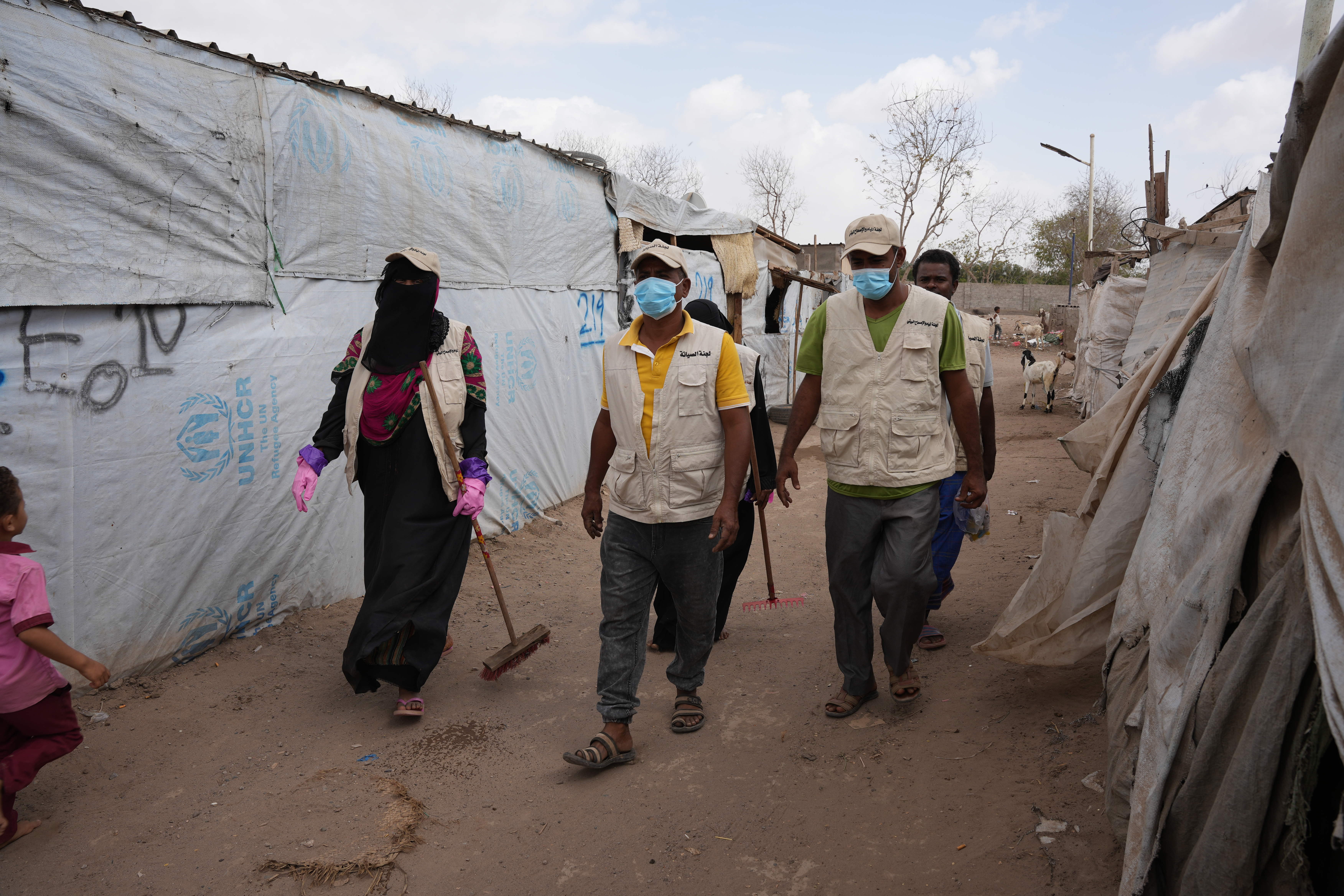A day in the life of a Member of the WASH and Maintenance Committee in Al Rebat camp, YemenPhotos by: Mahmoud Fadel. Yemen, January 2023.